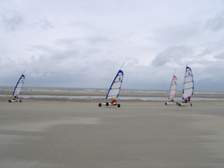 Char a voile Cote d Opale